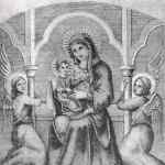 2. Immagine di Maria SS. del Riscatto dipinta sopra il sepolcro del Piermarini (Faloci Pulignani 1908, p. 91, fig. 61)